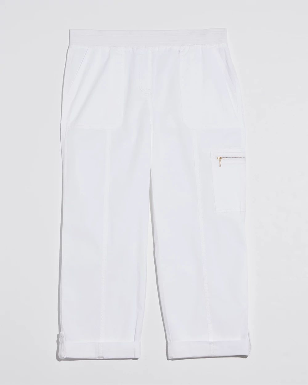 Poplin Cropped Pants