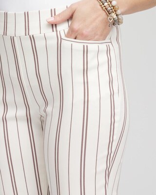 Petite Brigitte™ Striped Ankle Pants click to view larger image.