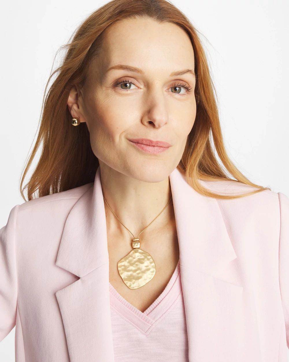 Short Gold Pendant click to view larger image.