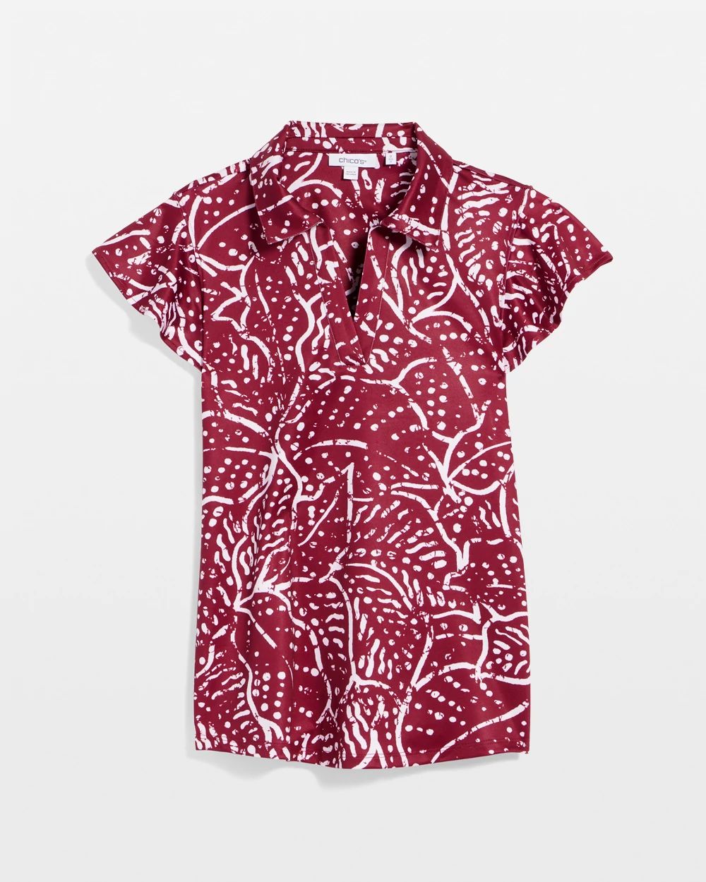 Zenergy® UPF Printed Polo Top click to view larger image.