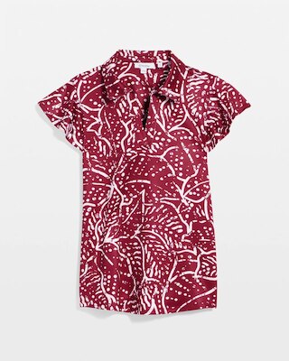 Zenergy® UPF Printed Polo Top click to view larger image.