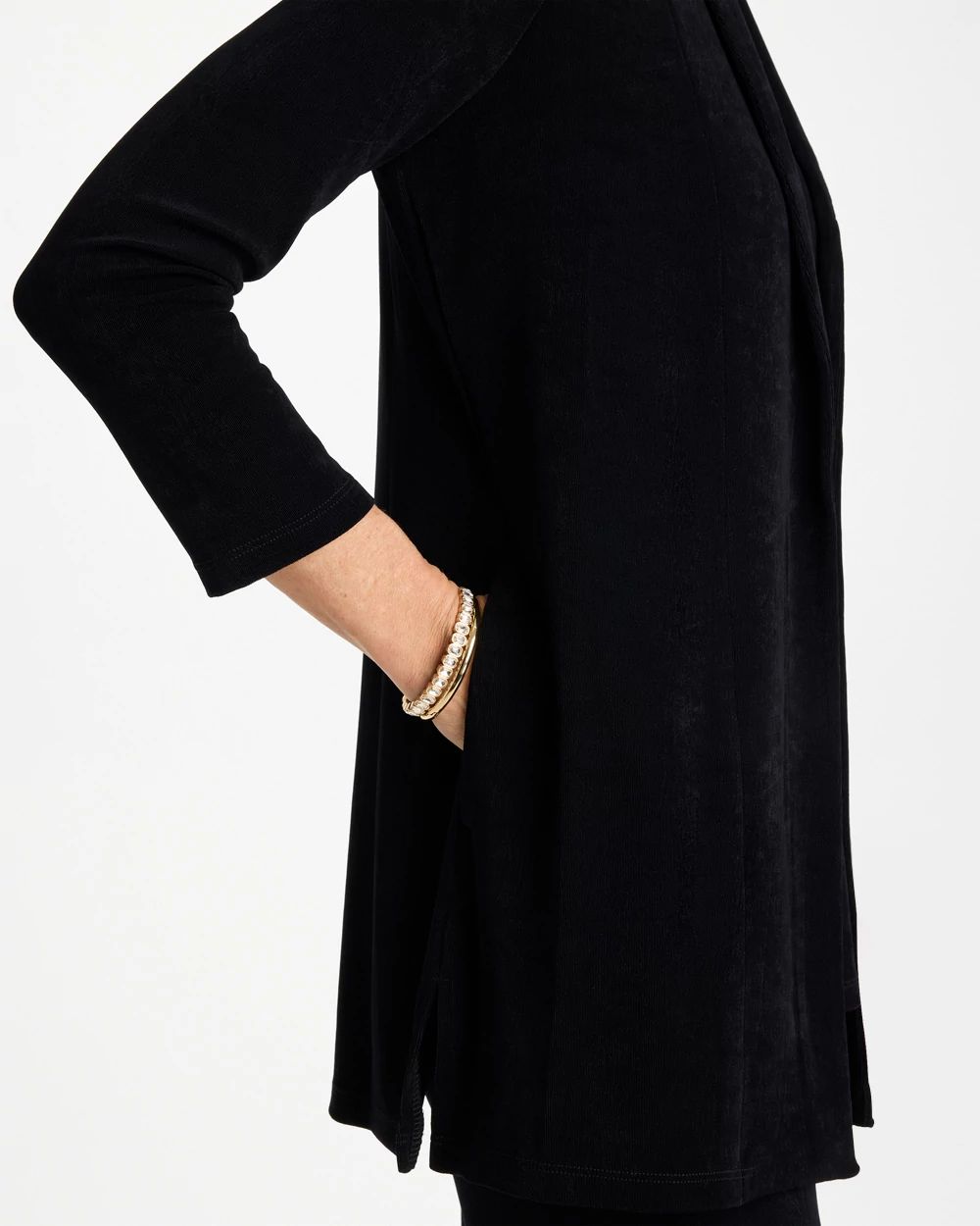 Travelers™ Classic Long Knit Jacket click to view larger image.