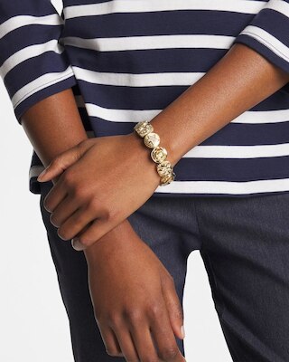 Stretch Lucky Charm Bracelet click to view larger image.