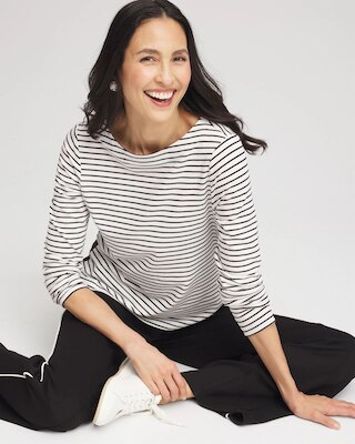 Zenergy® Block Stripe Pullover click to view larger image.