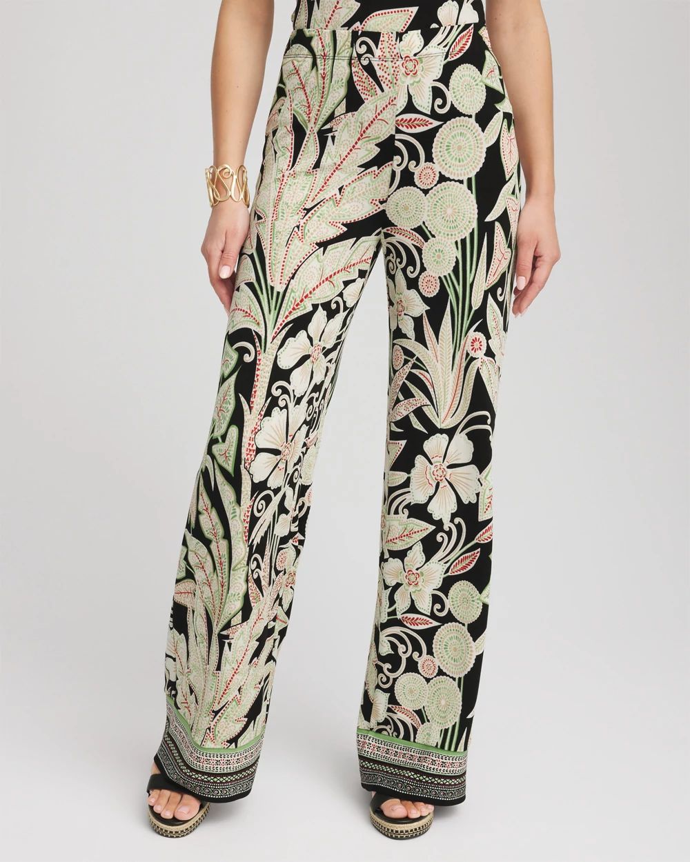 Travelers™ Island-Motif Palazzo Pants