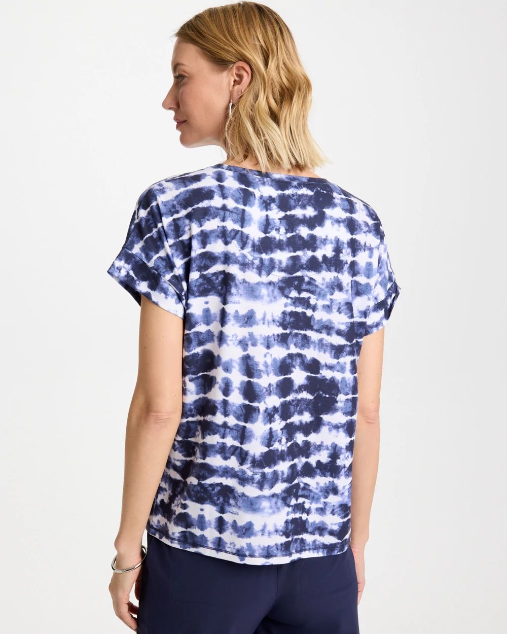 Zenergy® Tie-Dye V-Neck Tee