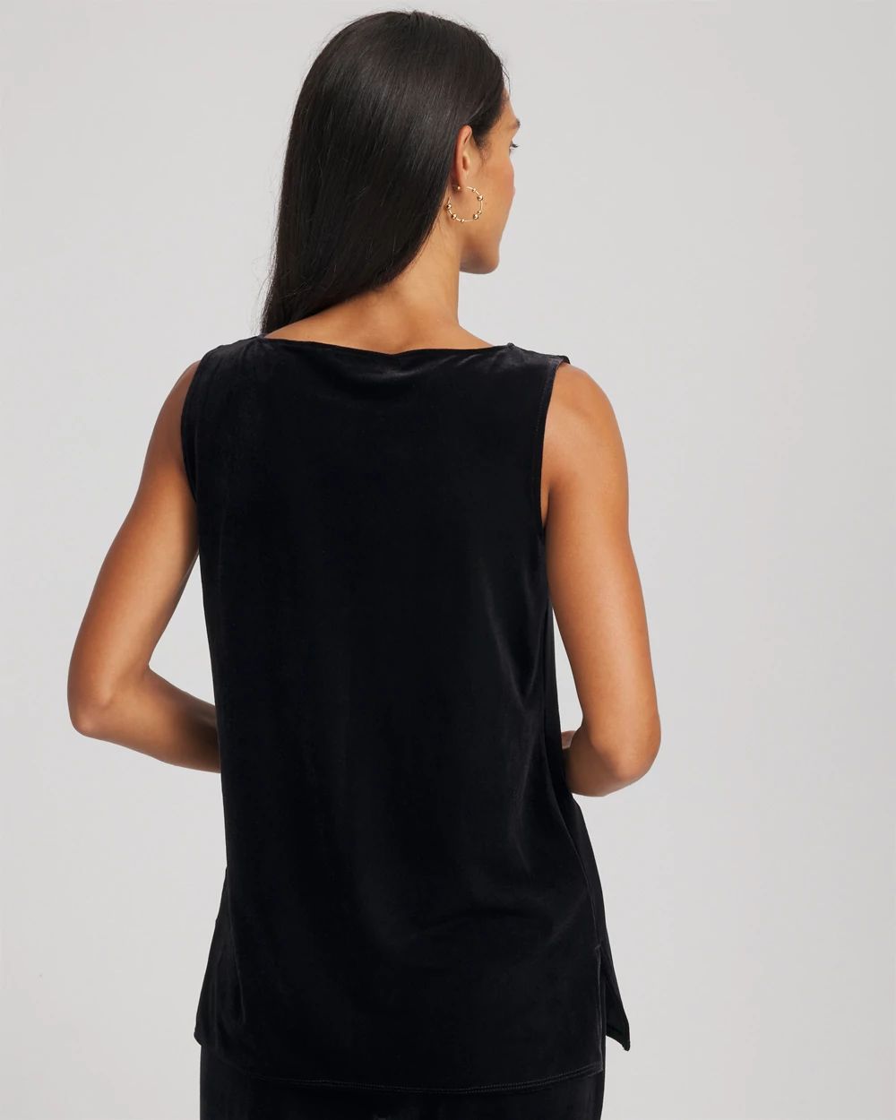 Travelers™ Velvet Side-Slit Tank