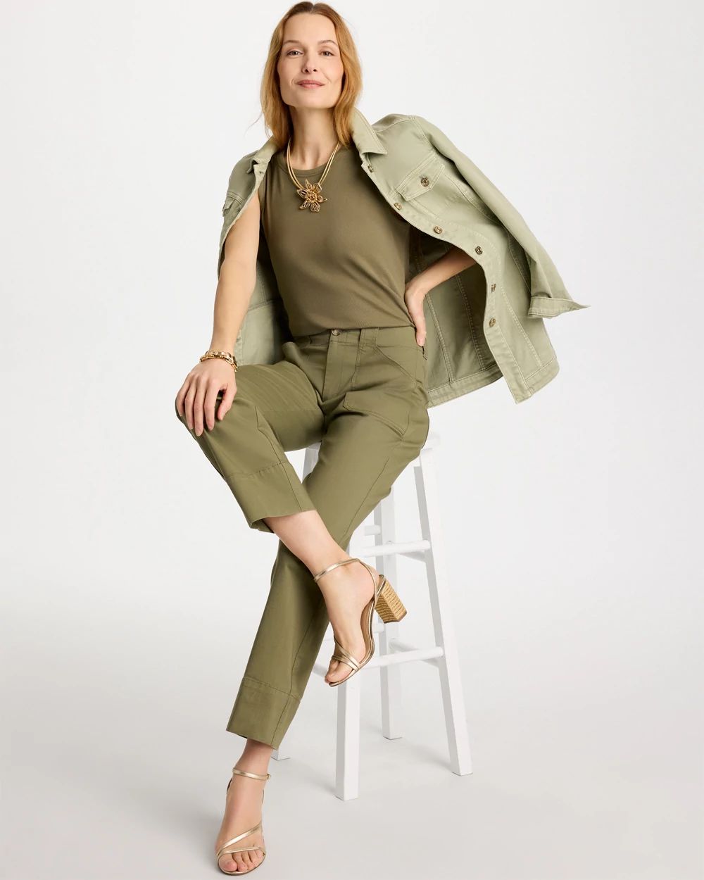 High Neck Rib Tank click to view larger image.