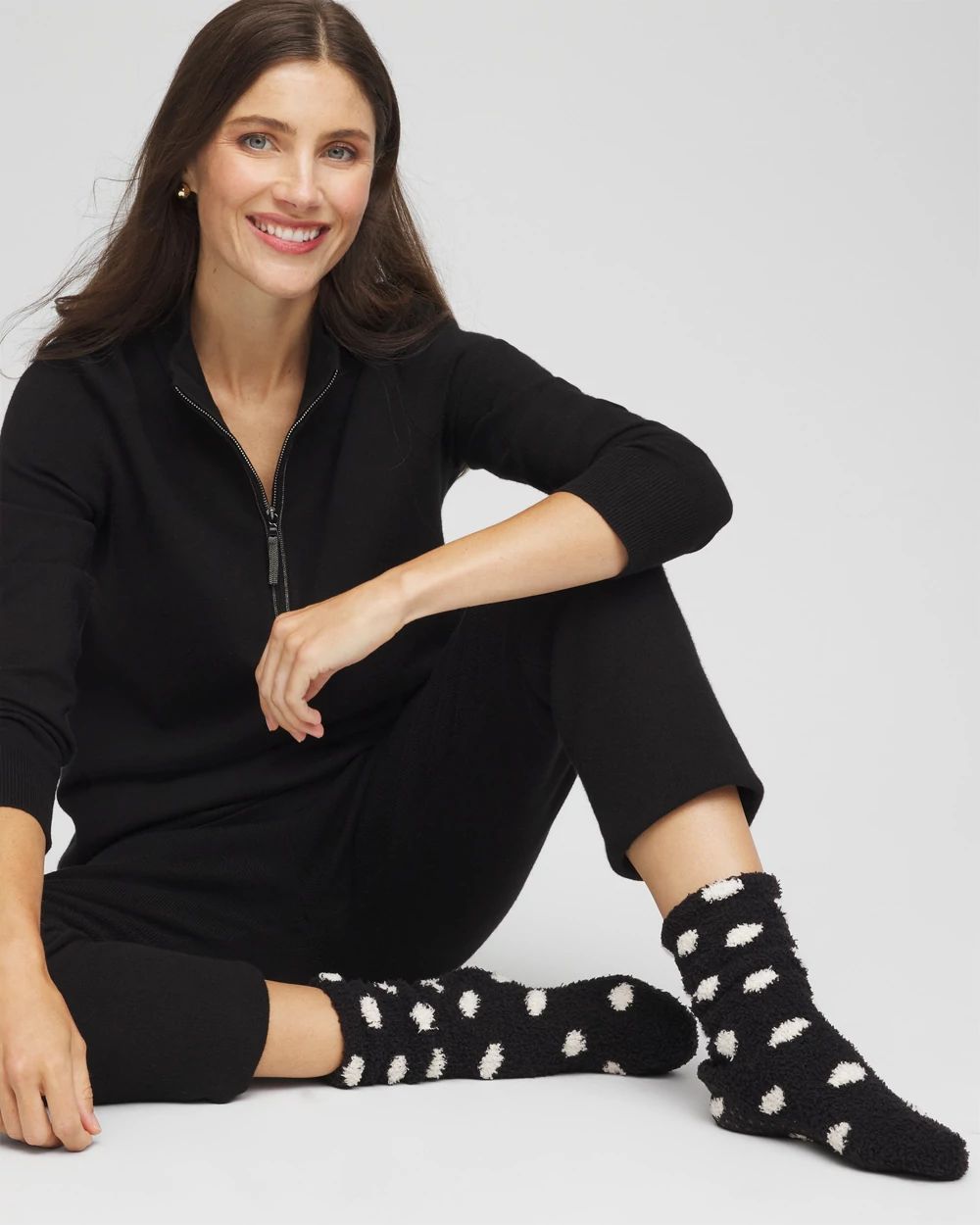 Polka Dot Cozy Socks