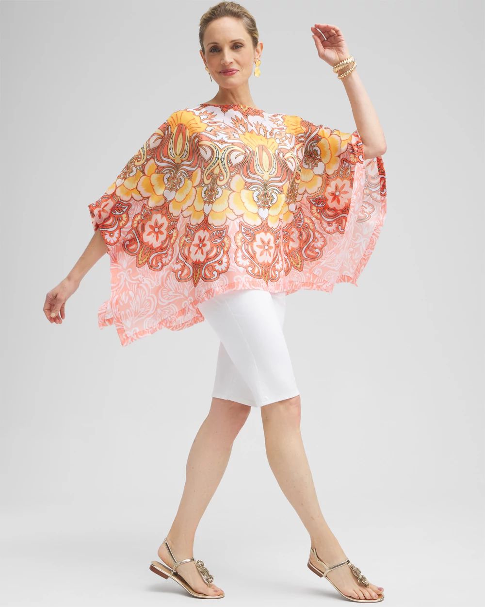 No-Stain Pull-On Denim Shorts