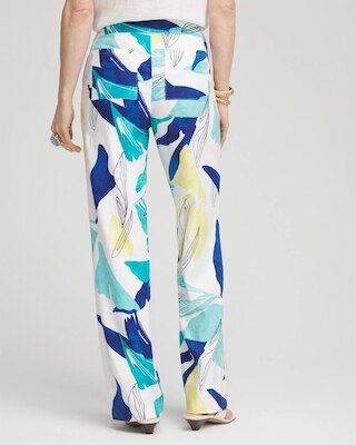 Tropical Linen Stretch Relaxed Pants click to view larger image.