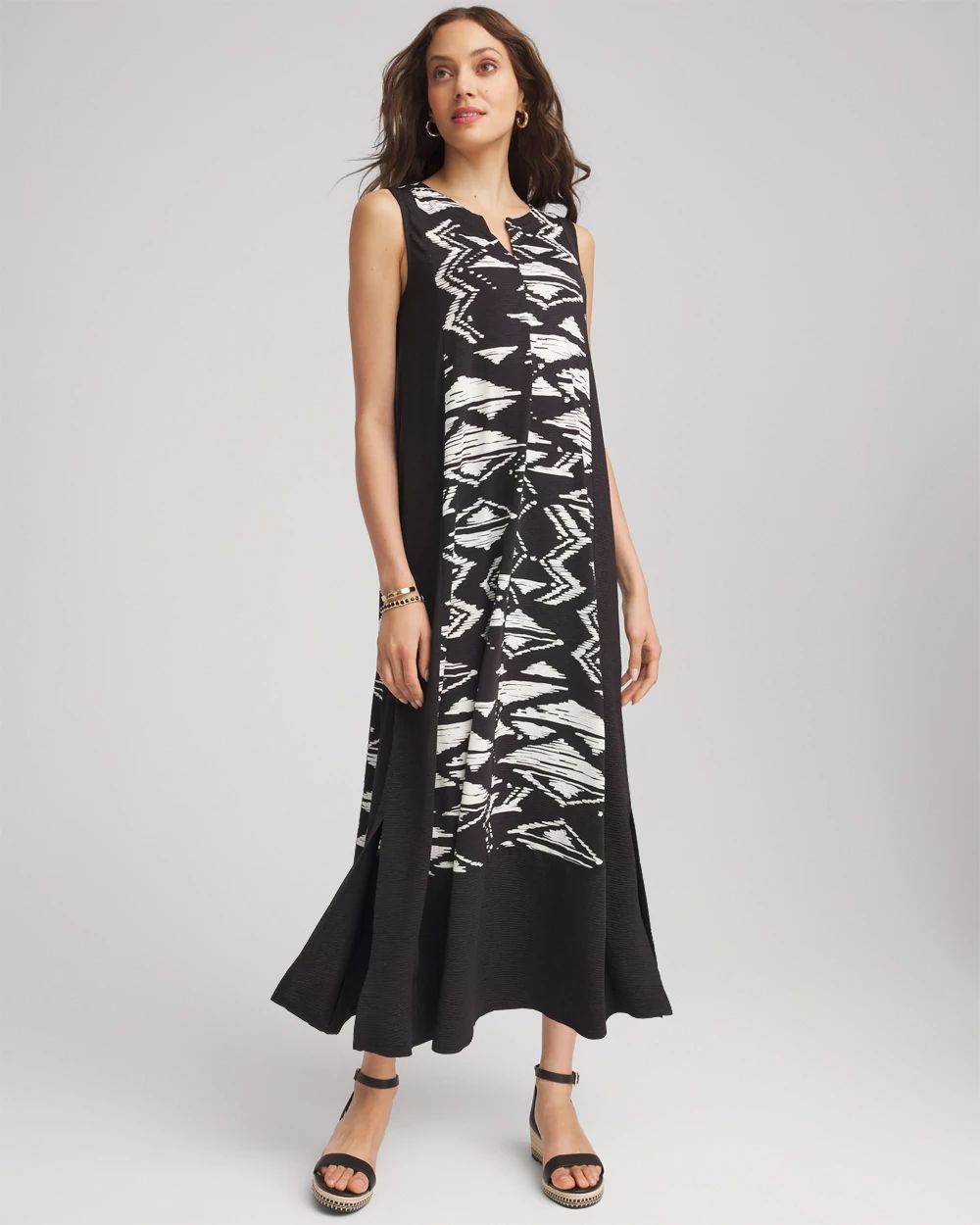 Petite Travelers™ Crinkled Knit Dress