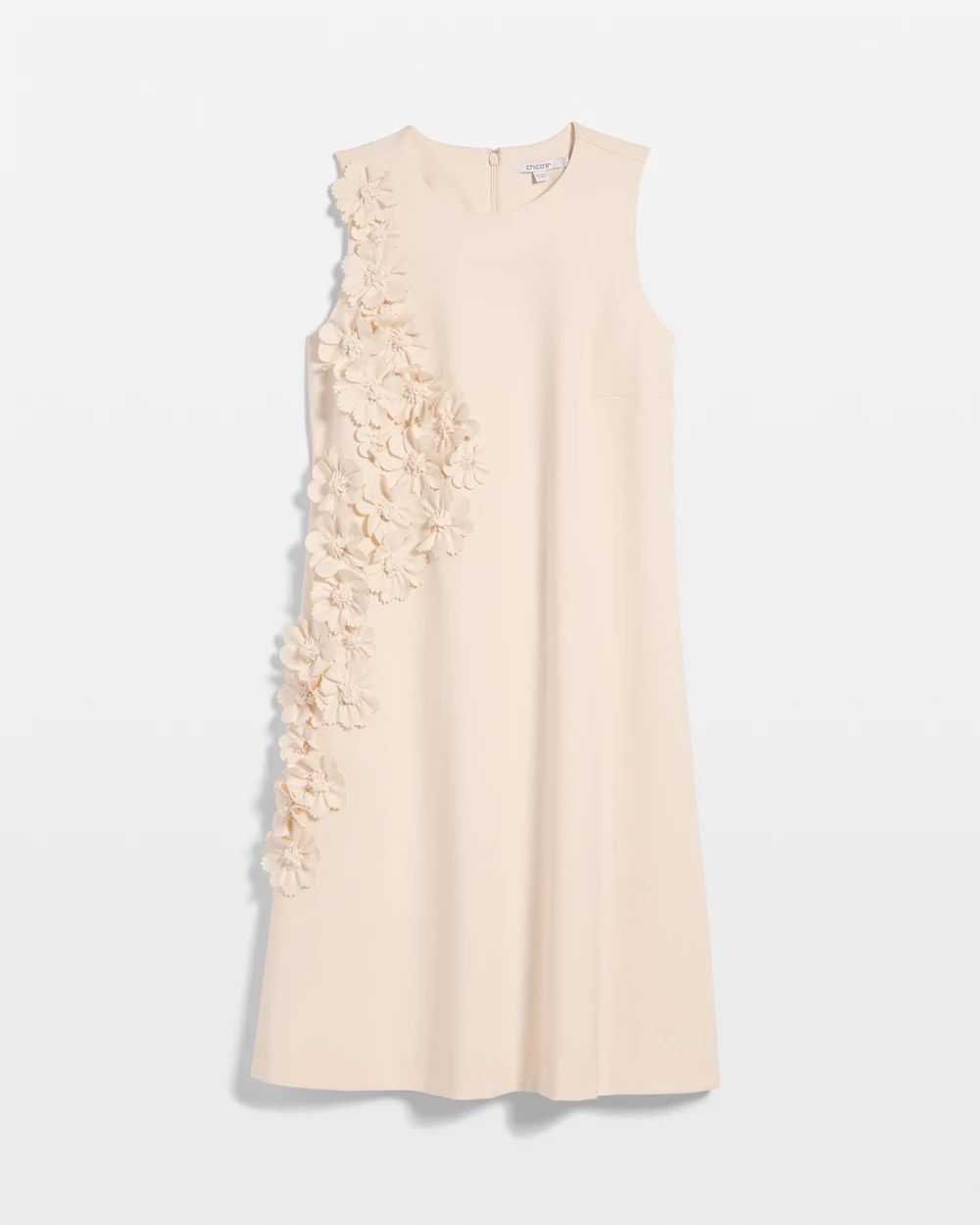 Appliqué Ponte Knit Dress click to view larger image.