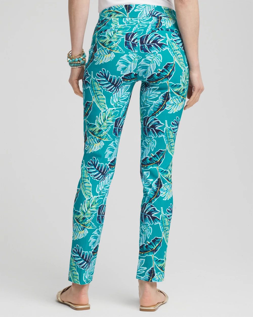 Brigitte™ Tropical Pull-On Ankle Pants click to view larger image.