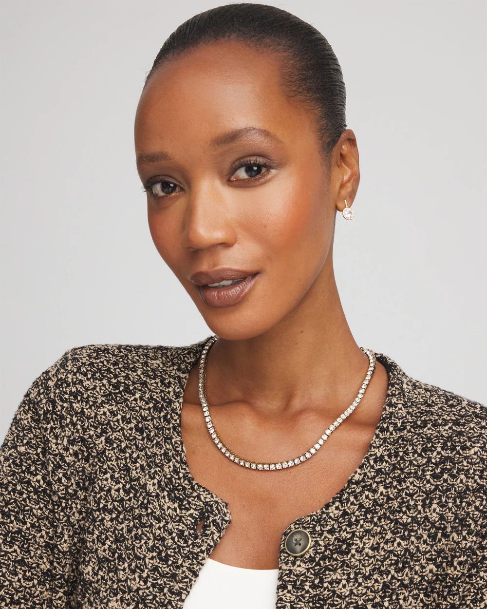 Vintage Tennis Necklace click to view larger image.