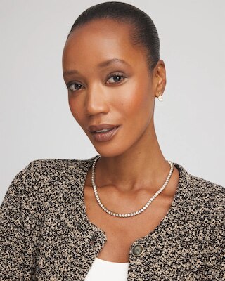 Vintage Tennis Necklace click to view larger image.