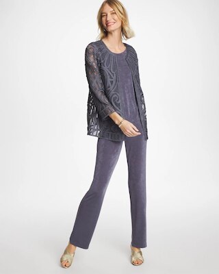 Short Embroidered Lace Jacket click to view larger image.