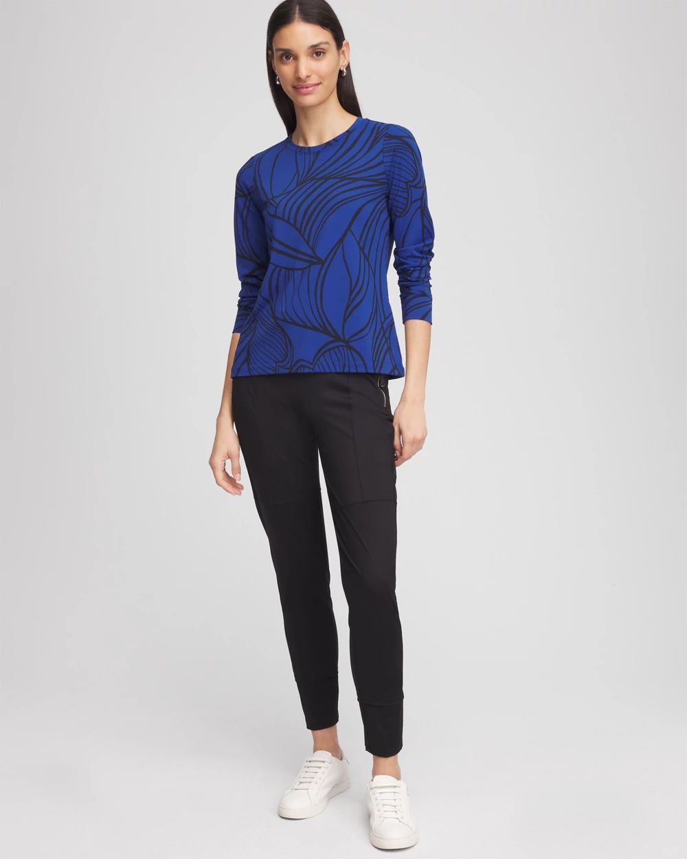 Zenergy® UPF Leaf Long Sleeve Top click to view larger image.