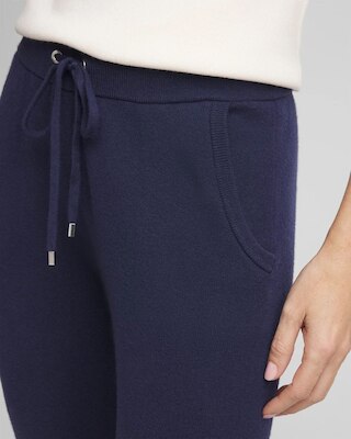 Zenergy® Luxe Cashmere-Blend Ankle Jogger Pants click to view larger image.