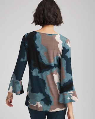 Travelers™ Crystal Flounce Sleeve Tunic click to view larger image.