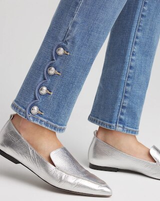 Girlfriend Slim Ankle Jeans click to view larger image.